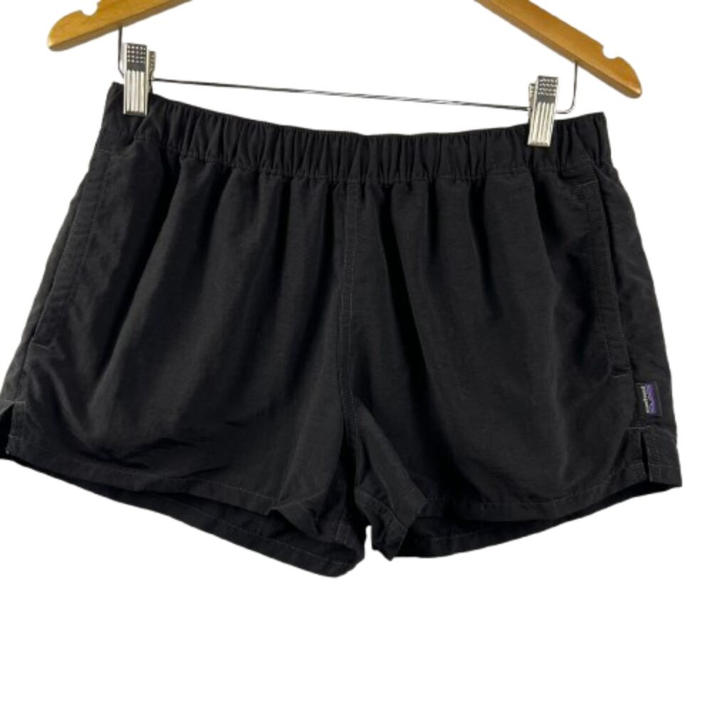 Patagonia Womens Black Barely Baggies Shorts Size Medium